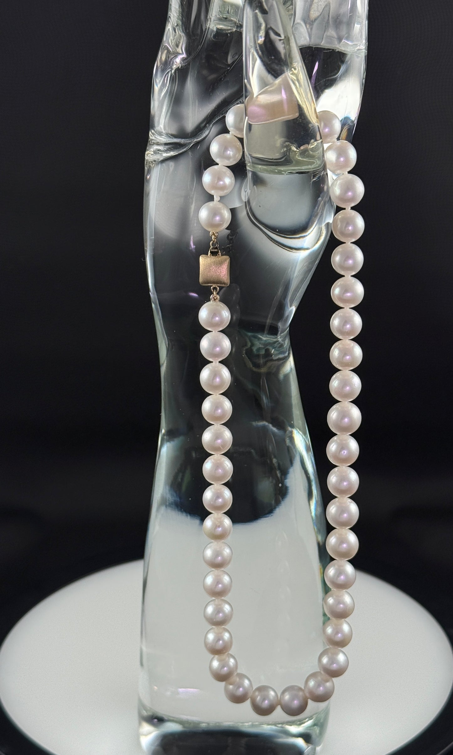 16"  South Sea White Pearl Necklace | AAA Grade  | 14k Notable Clasp