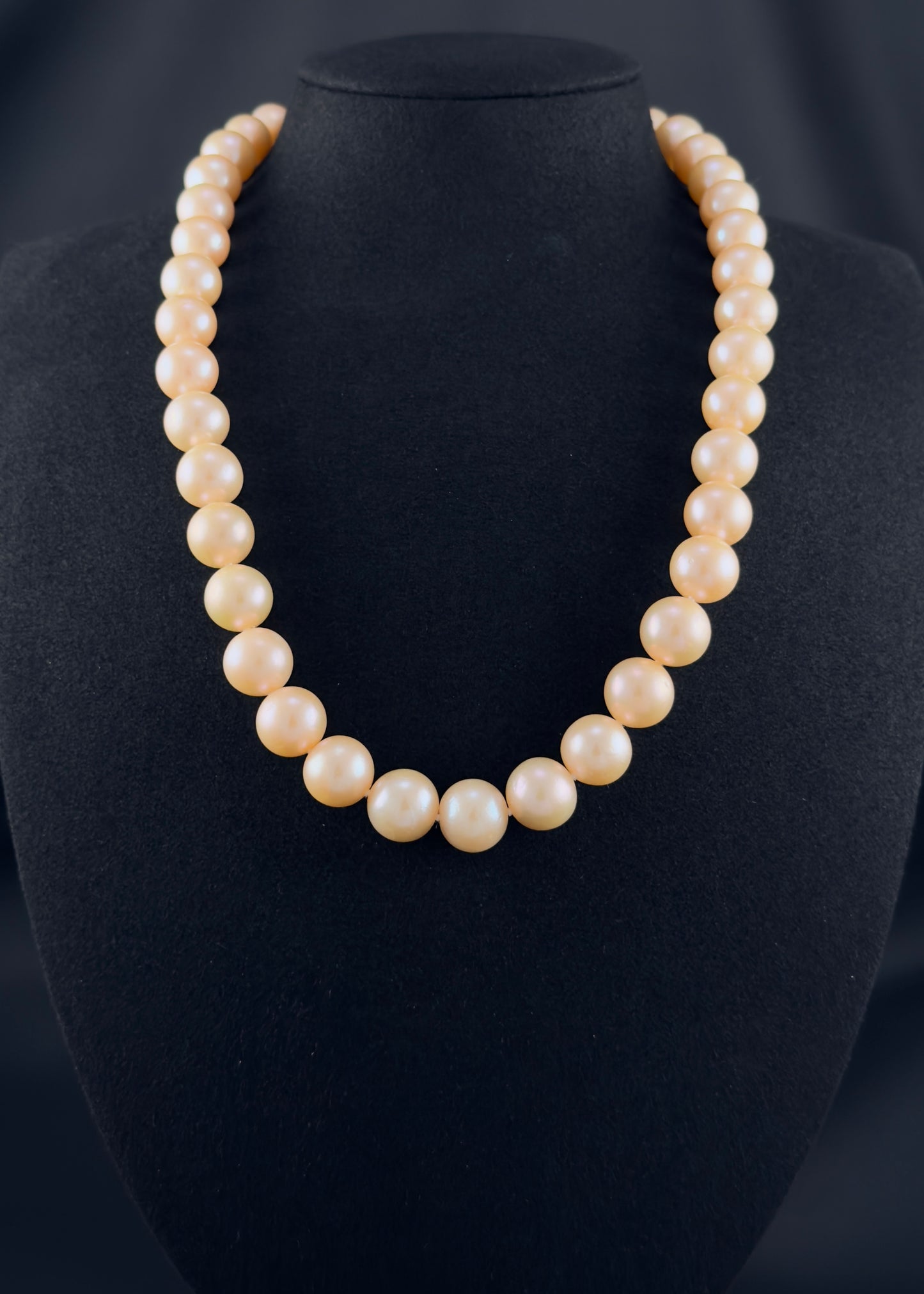 20" South Sea Rosa-Blush Pearl Necklace | AAAA Grade | 14K Clasp