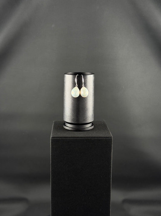 Drop Earrings | South Sea Baroque Cultured Pearl | White | AAA TOP-Luster Grade | 18K