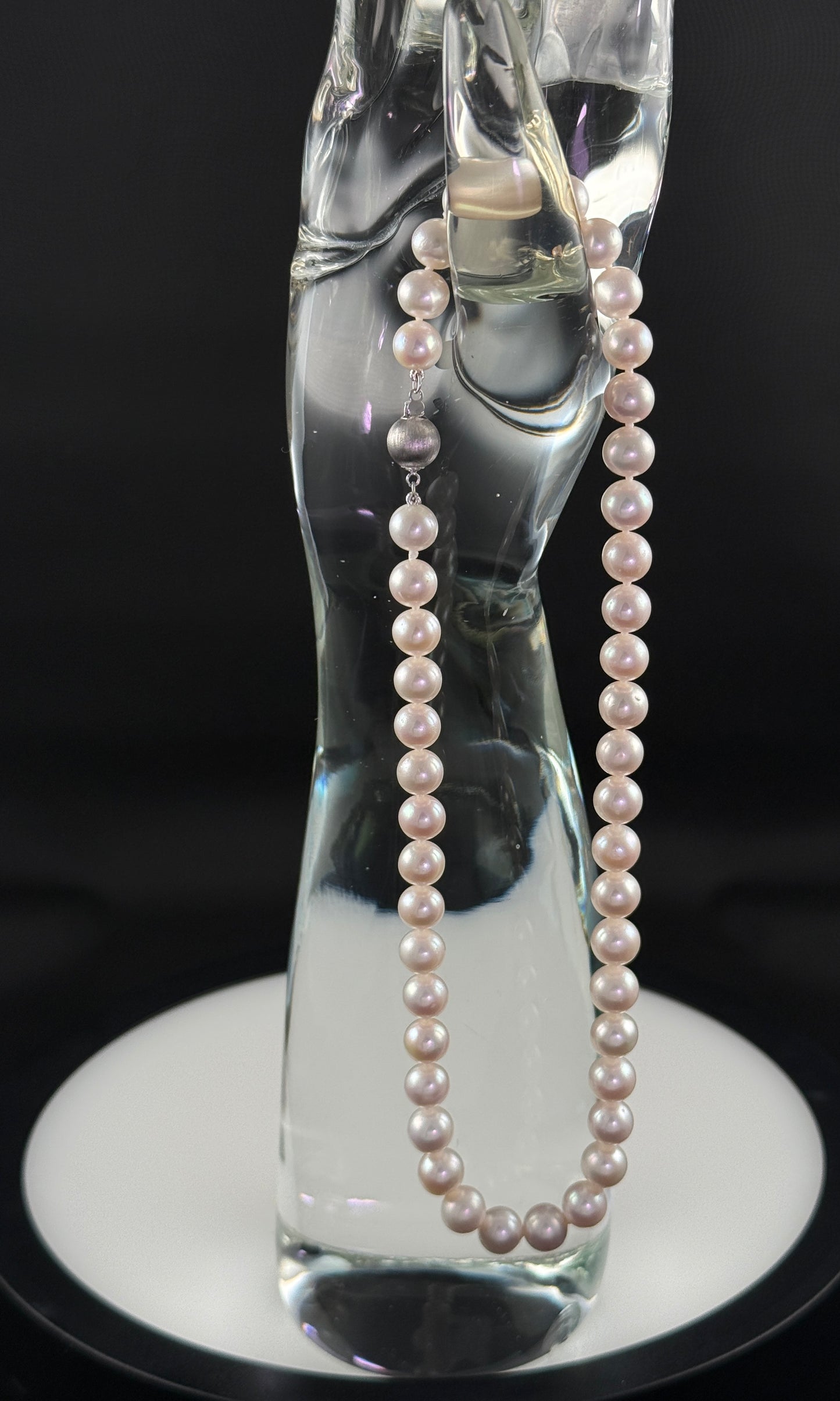 16"  South Sea White Pearl Necklace | AAA Grade  | 14k Notable Clasp