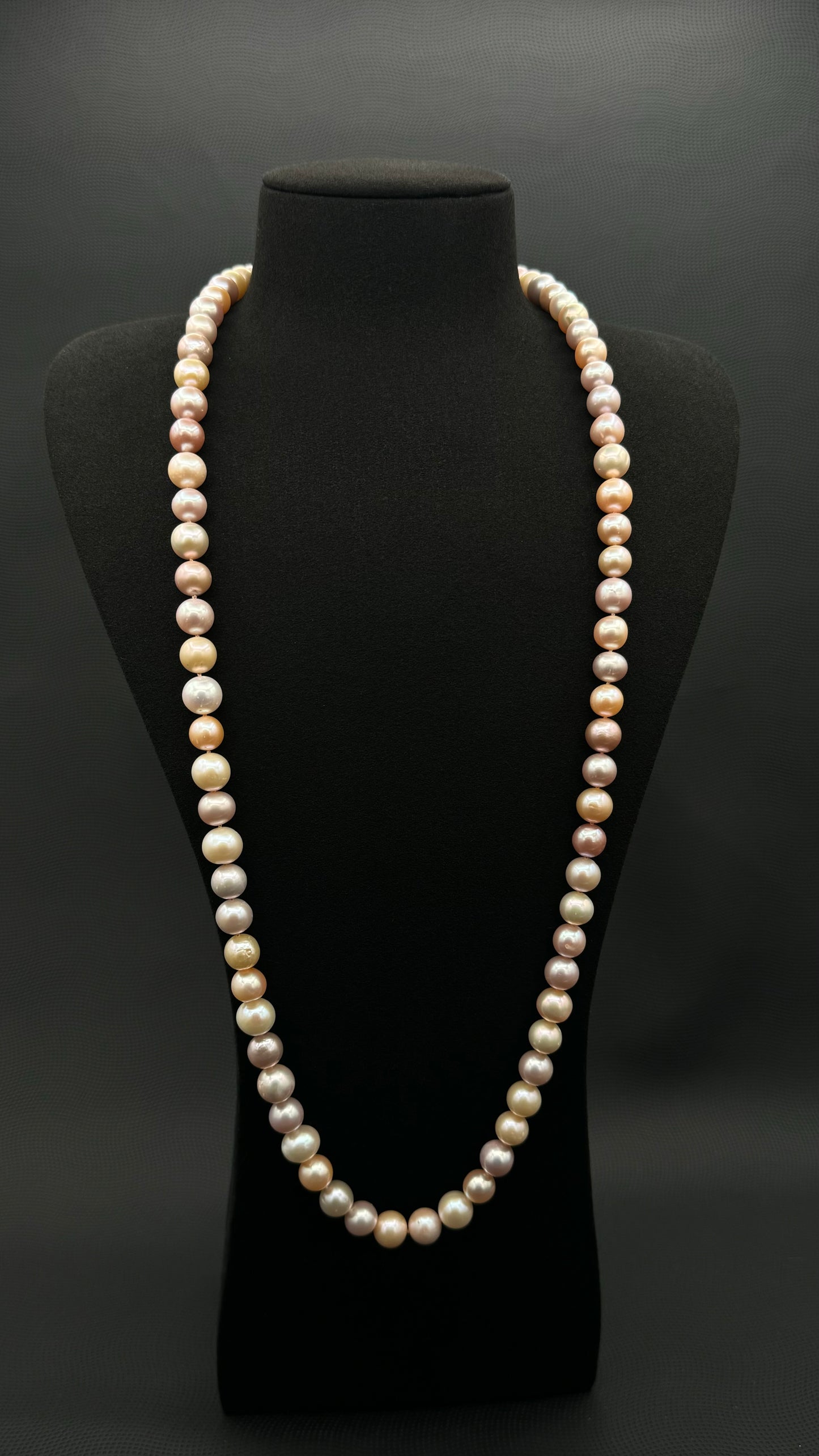 30.5" South Sea Mixed Soft Blush Pearl Necklace | AA Grade | *No Clasp