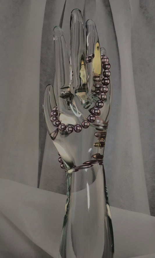 16" South Sea  Lavender Pearl Necklace | AAAAA Grade | 14K Clasp