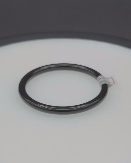 Bangle | Black Jadeite |  58.5mm
