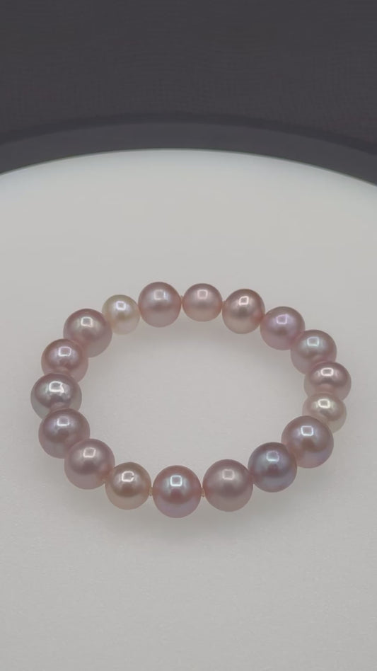 6.25" South Sea Blush Pink | AA Grade | Stretch Bracelet | 9.5-11mm