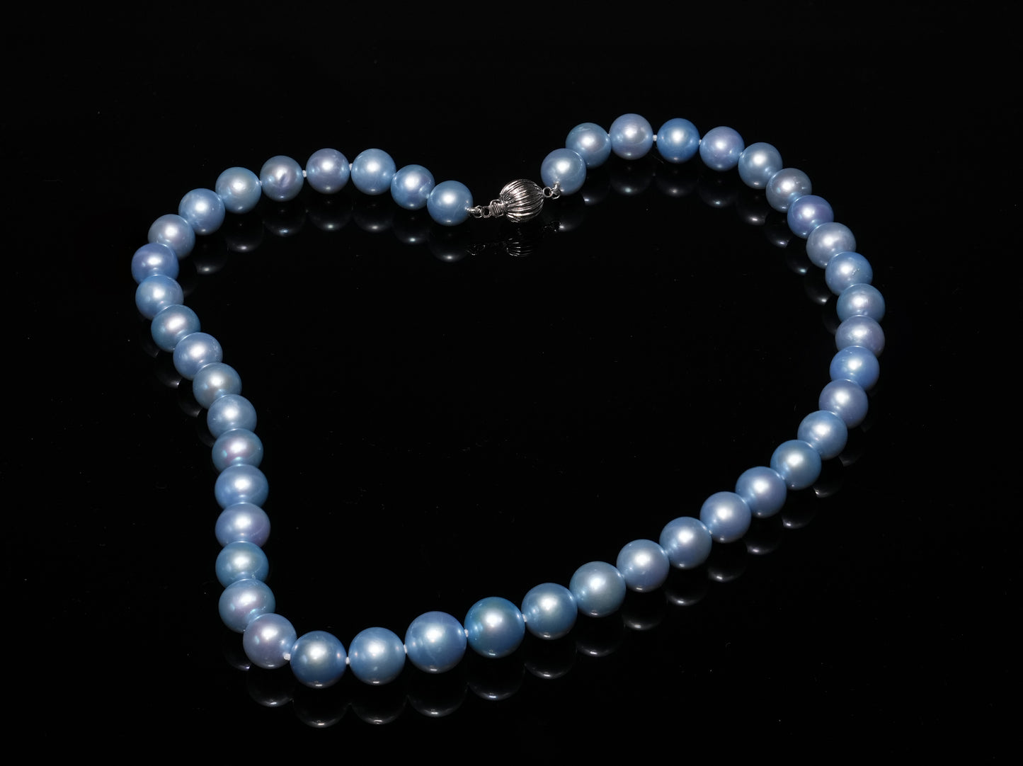 18" South Sea Sky Blue Necklace | AAAAA Grade | 14K [cn095]