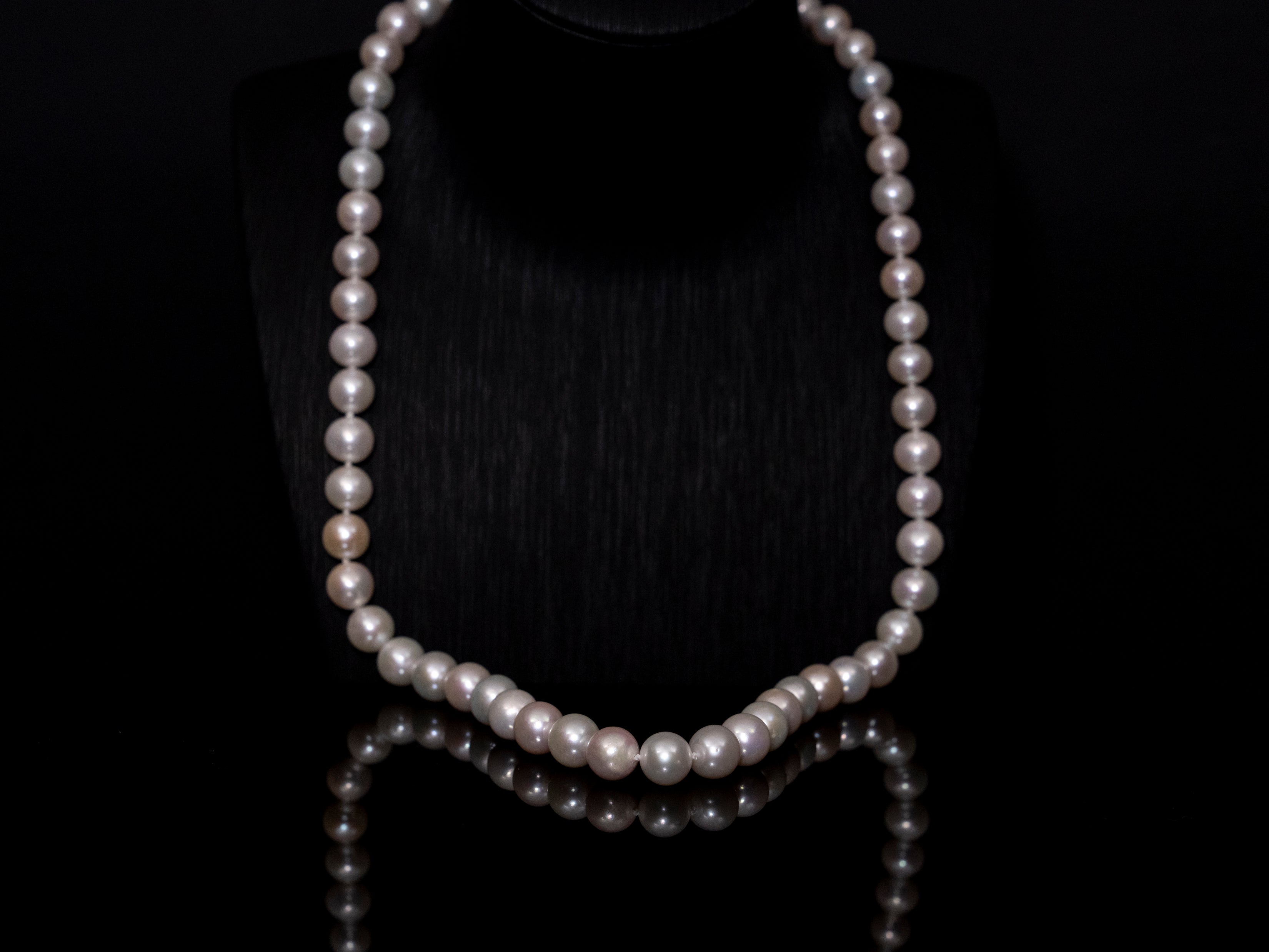 24" South Sea White Pearl Necklace | AAAAA Grade | 14K Clasp [cn006]