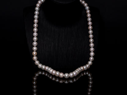 24" South Sea White Pearl Necklace | AAAAA Grade | 14K Clasp [cn006]