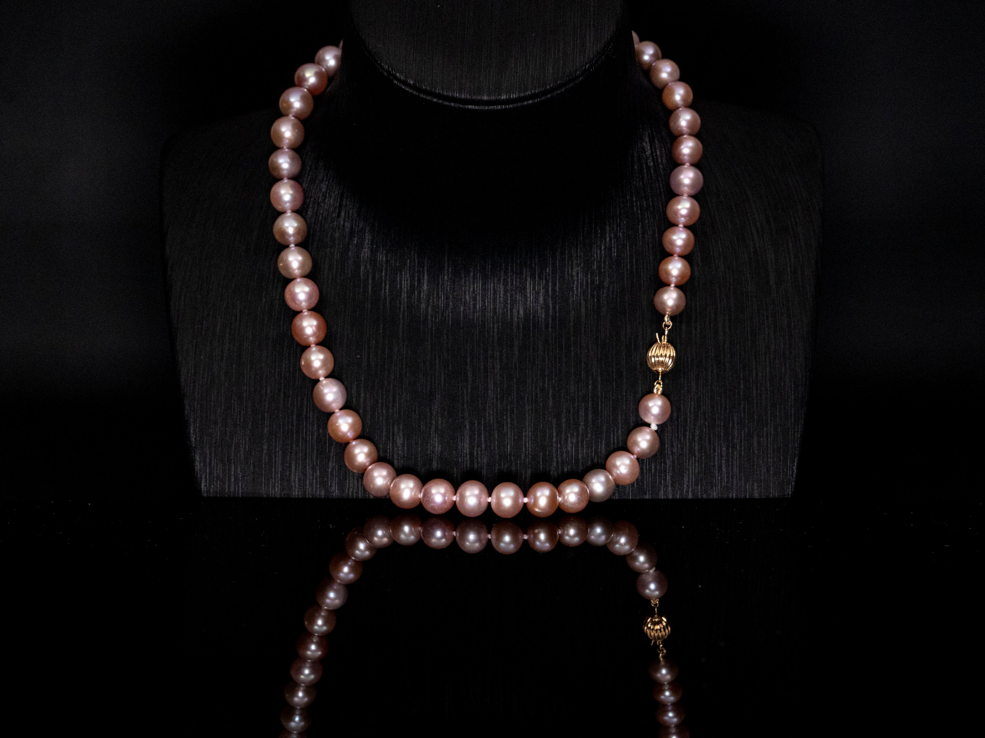 16" South Sea  Lavender Pearl Necklace | AAAAA Grade | 14K Clasp [cn078]