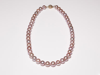 16" South Sea  Lavender Pearl Necklace | AAAAA Grade | 14K Clasp [cn078]