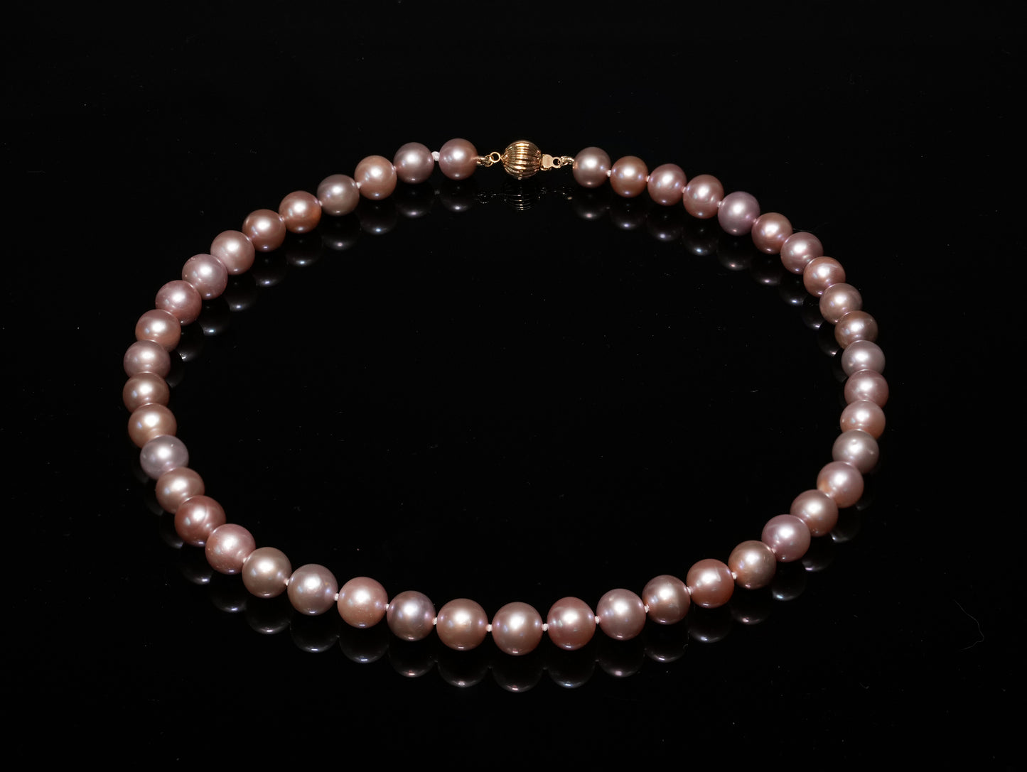 16" South Sea  Lavender Pearl Necklace | AAAAA Grade | 14K Clasp [cn078]