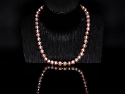 16" South Sea  Lavender Pearl Necklace | AAAAA Grade | 14K Clasp [cn078]