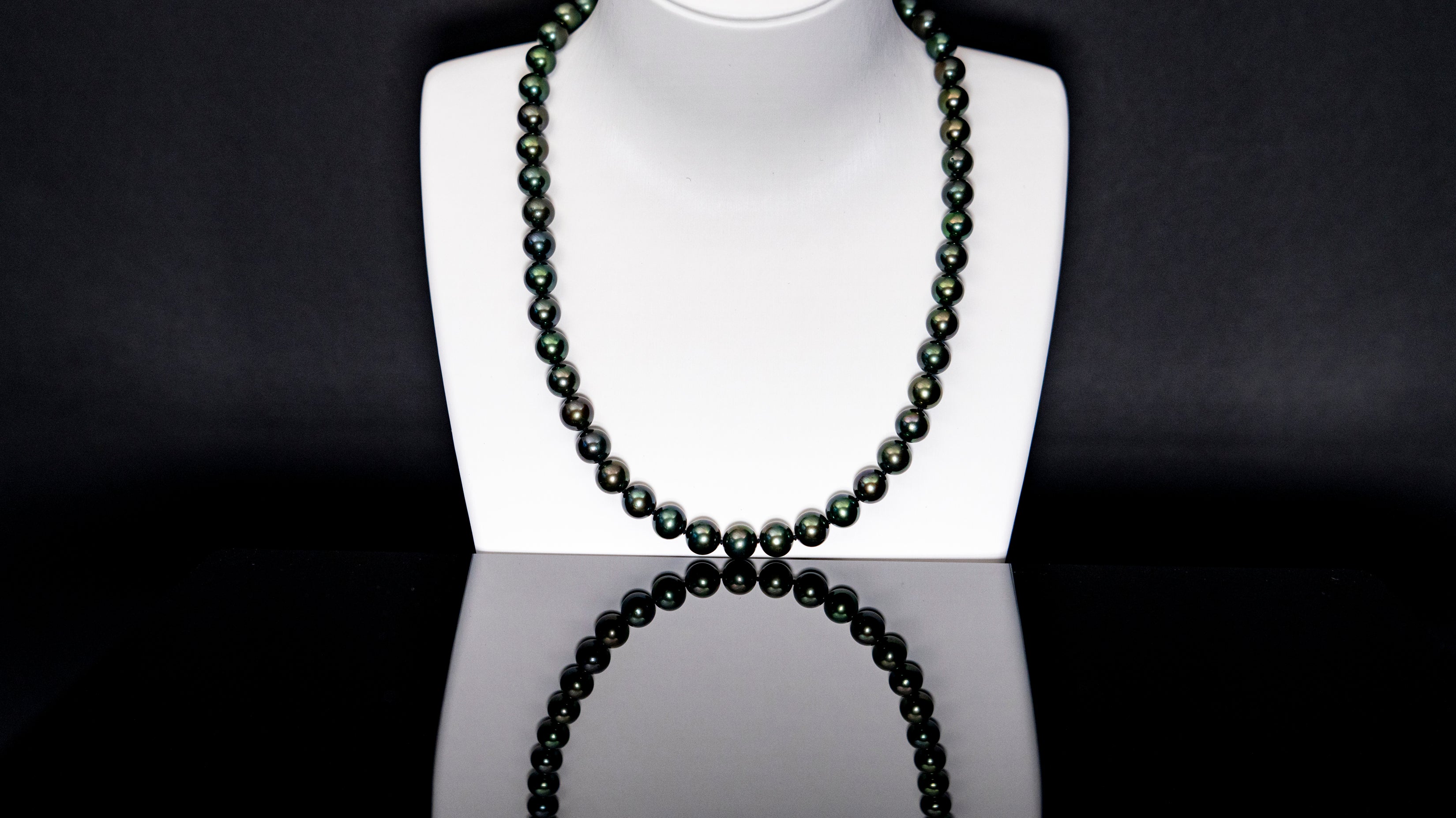 18" | Tahitian Dark-Pistachio | AAAAA Grade | 14K [cnT069]