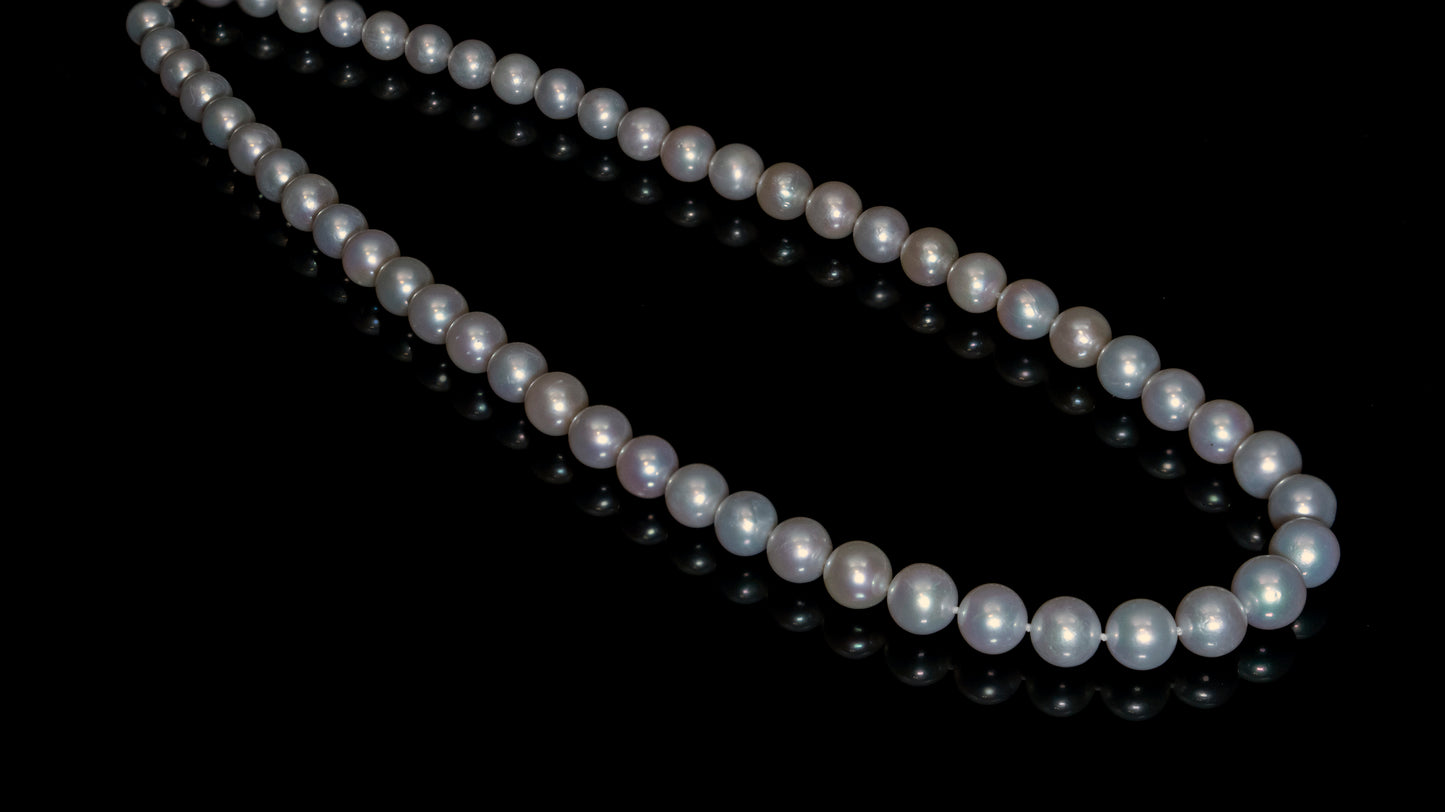 24" South Sea White Pearl Necklace | AAAAA-TOP Luster Grade | 14K Clasp [cn004]