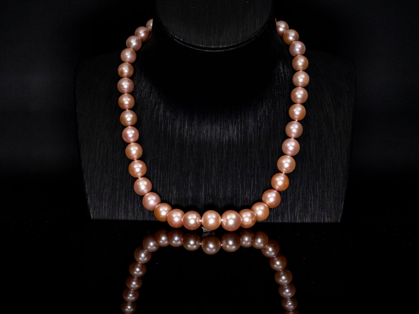 17.5" South Sea Blush Pink Pearl Necklace | AAAAA Grade | Sterling Silver Clasp [cn043]