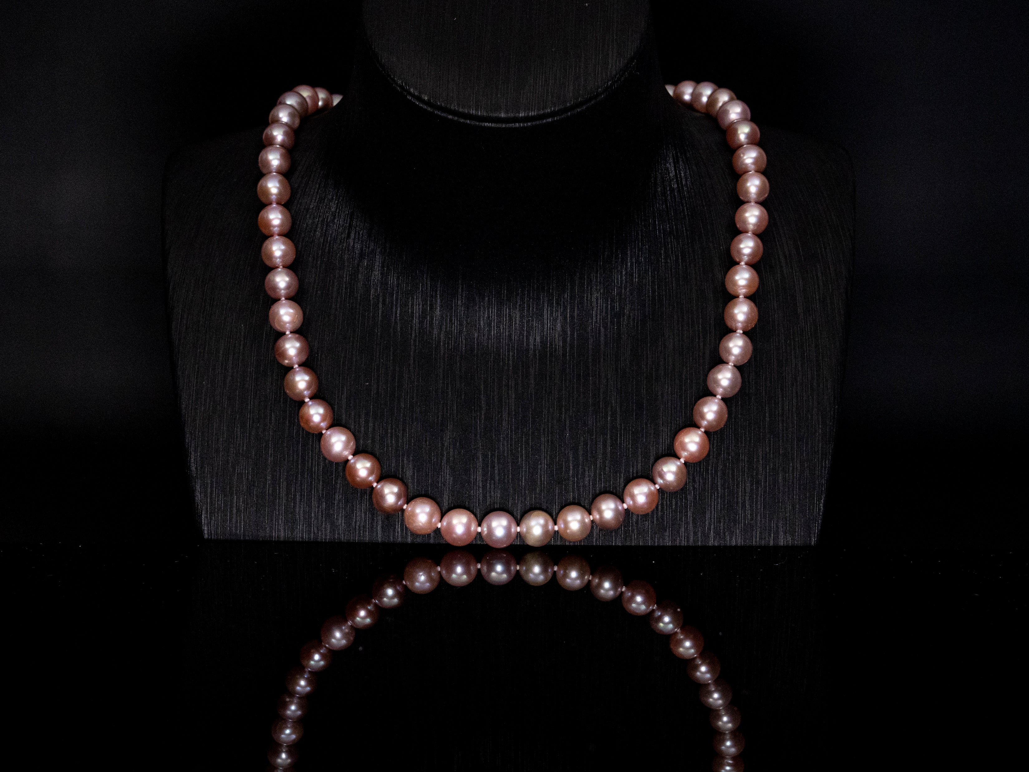 18" South Sea  Lavender Pearl Necklace | AAAAA Grade | 14K Clasp [cn079]