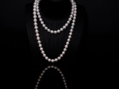35.5" South Sea White Pearl Necklace | AAAAA Grade | 14K Clasp [cn005]