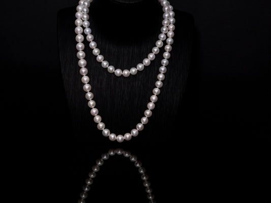 35.5" South Sea White Pearl Necklace | AAAAA Grade | 14K Clasp [cn005]