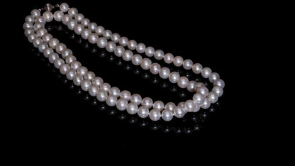 35.5" South Sea White Pearl Necklace | AAAAA Grade | 14K Clasp [cn005]