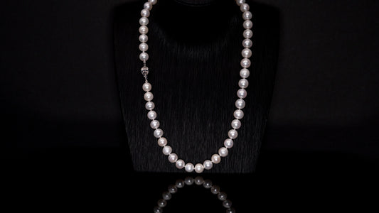 20" South Sea White Necklace | AAAAA | 14k Clasp [cn097]