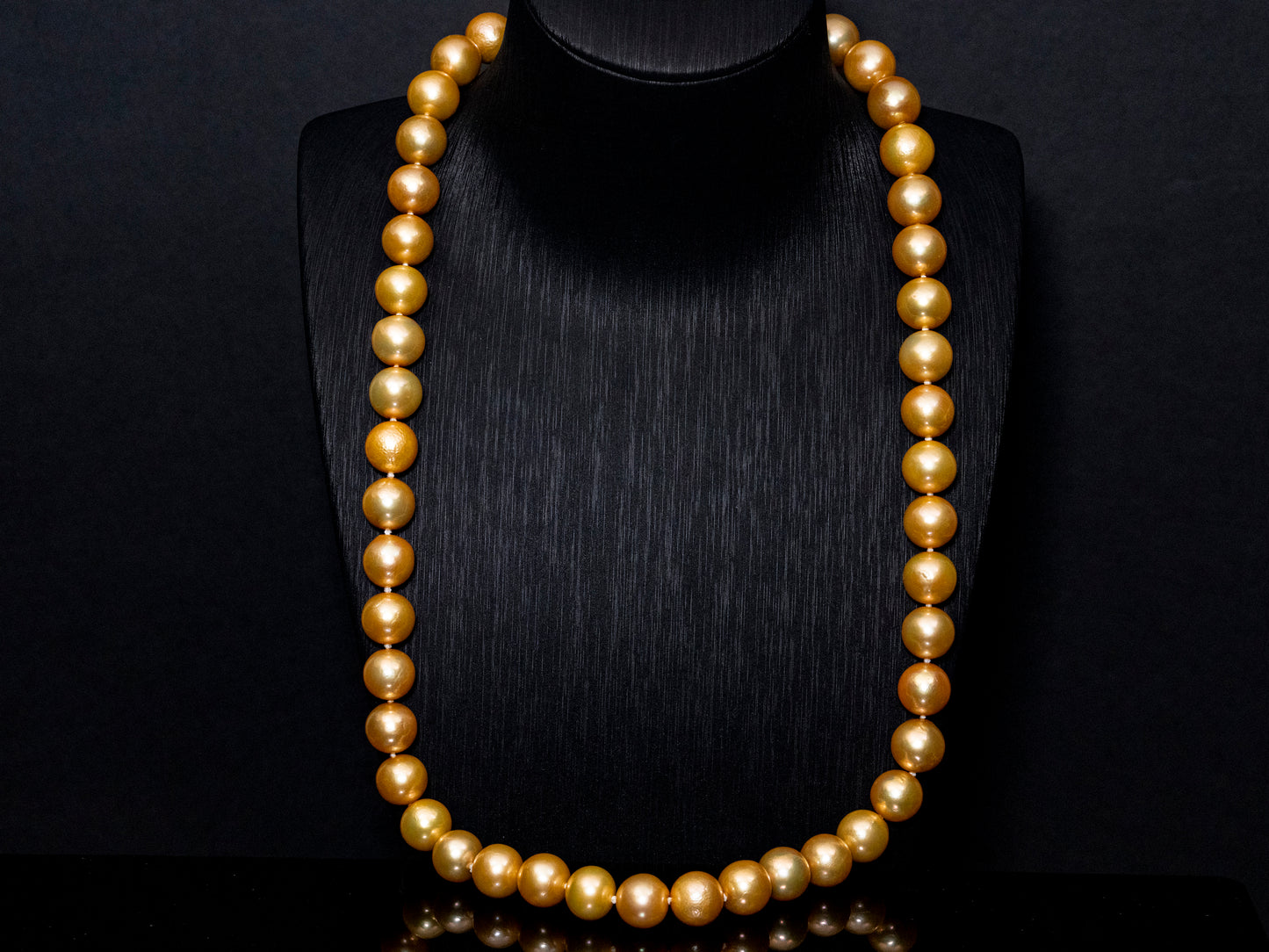 23" South Sea Deep-Gold Necklace | AAAAA Grade | *No Clasp [cn059]
