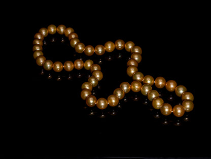 23" South Sea Deep-Gold Necklace | AAAAA Grade | *No Clasp [cn059]