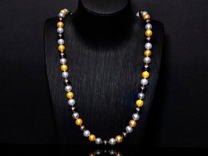 26" South Sea Sunrise-Sunset Pearl Necklace | AAAAA Grade | *No Clasp [cn051]