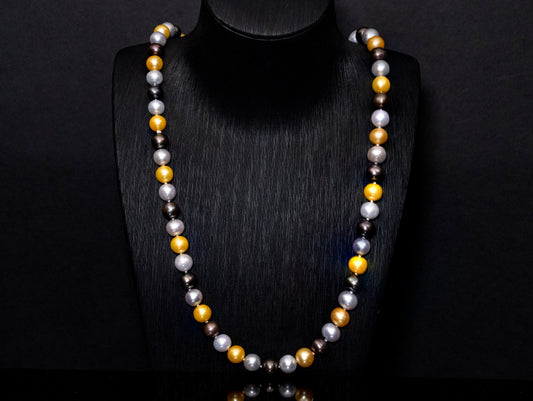 26" South Sea Sunrise-Sunset Pearl Necklace | AAAAA Grade | *No Clasp [cn051]