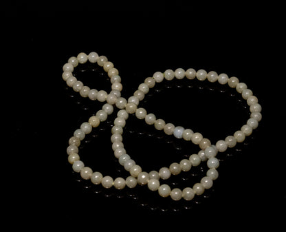 27" Light Green Genuine Jade Necklace | *No Clasp [cn066]