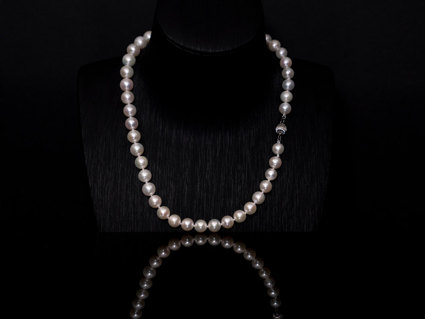 16" South Sea White Necklace | AAAA Grade | 14K (white-gold) Clasp [cn069]