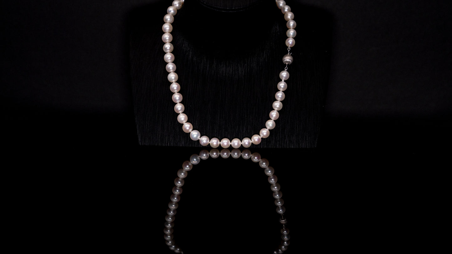 16"  South Sea White Pearl Necklace | AAA Grade  | 14k Notable Clasp [cnc01]