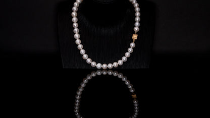 16"  South Sea White Pearl Necklace | AAA Grade  | 14k Notable Clasp [cnc02]