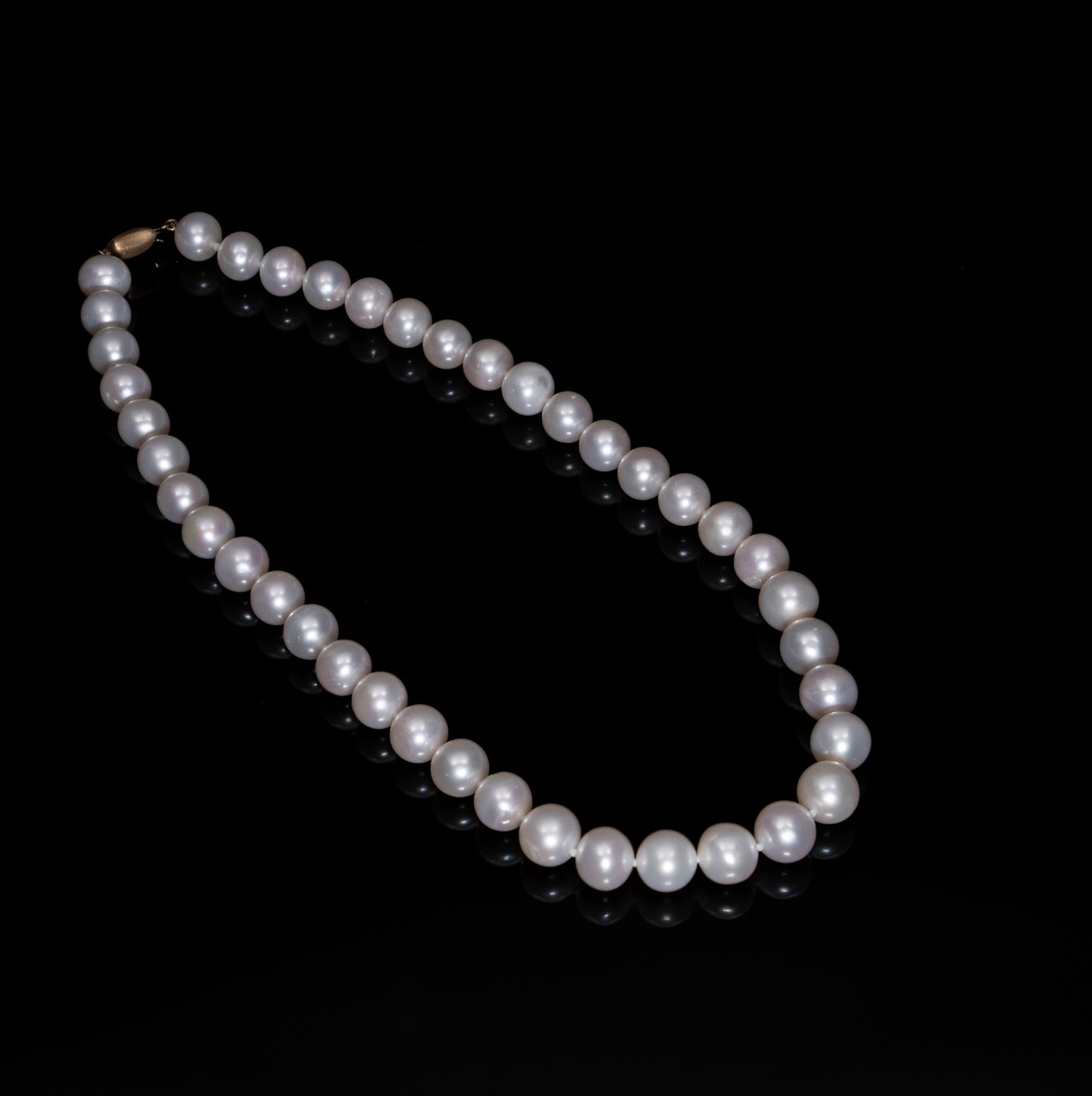 16"  South Sea White Pearl Necklace | AAA Grade  | 14k Notable Clasp [cnc02]