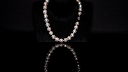 16"South Sea Baroque White Necklace | TOP Grade | 14K [cn096]