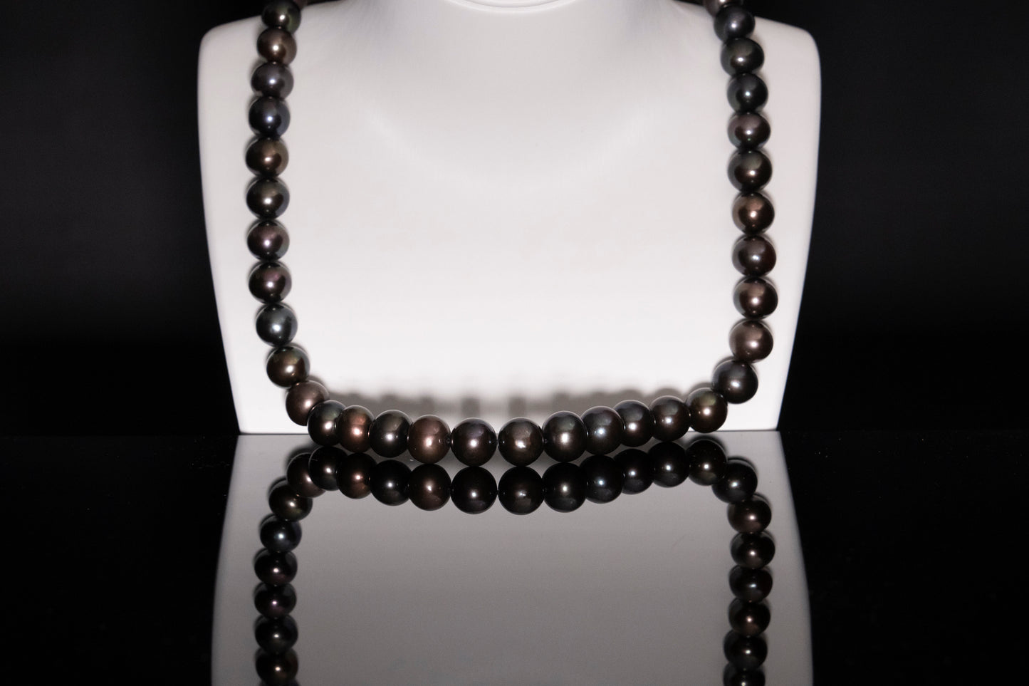 26" Tahitian Black Pearl Necklace | AAAAA Grade | *No Clasp [cnT064]