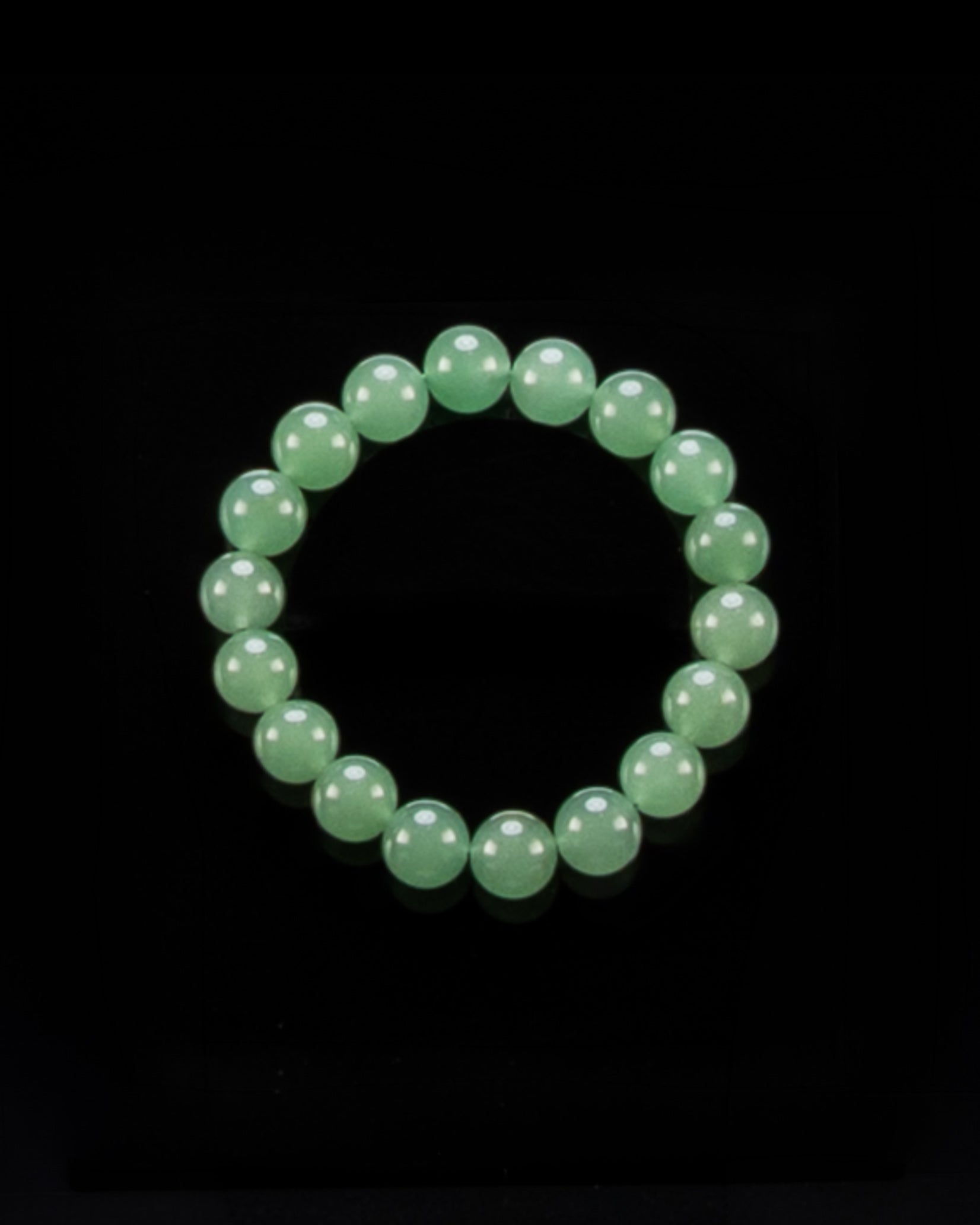 Jade Stretch Bracelet | 6.5" | 10-11mm | (bbs5)