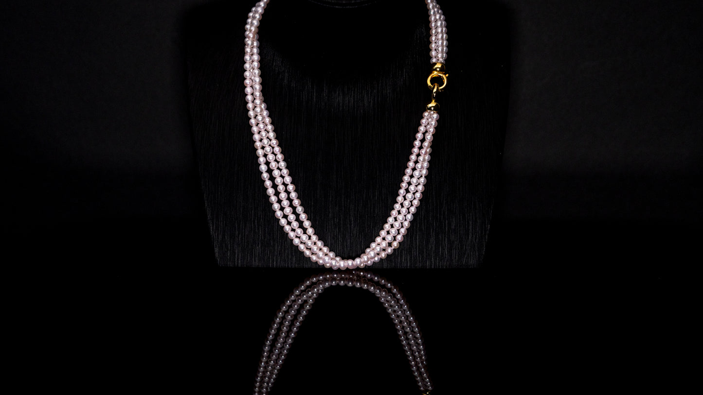16.5" South Sea Soft Pink Necklace | AAAAA Grade | 14K [cn103]