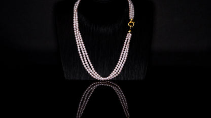 16.5" South Sea Soft Pink Necklace | AAAAA Grade | 14K [cn103]
