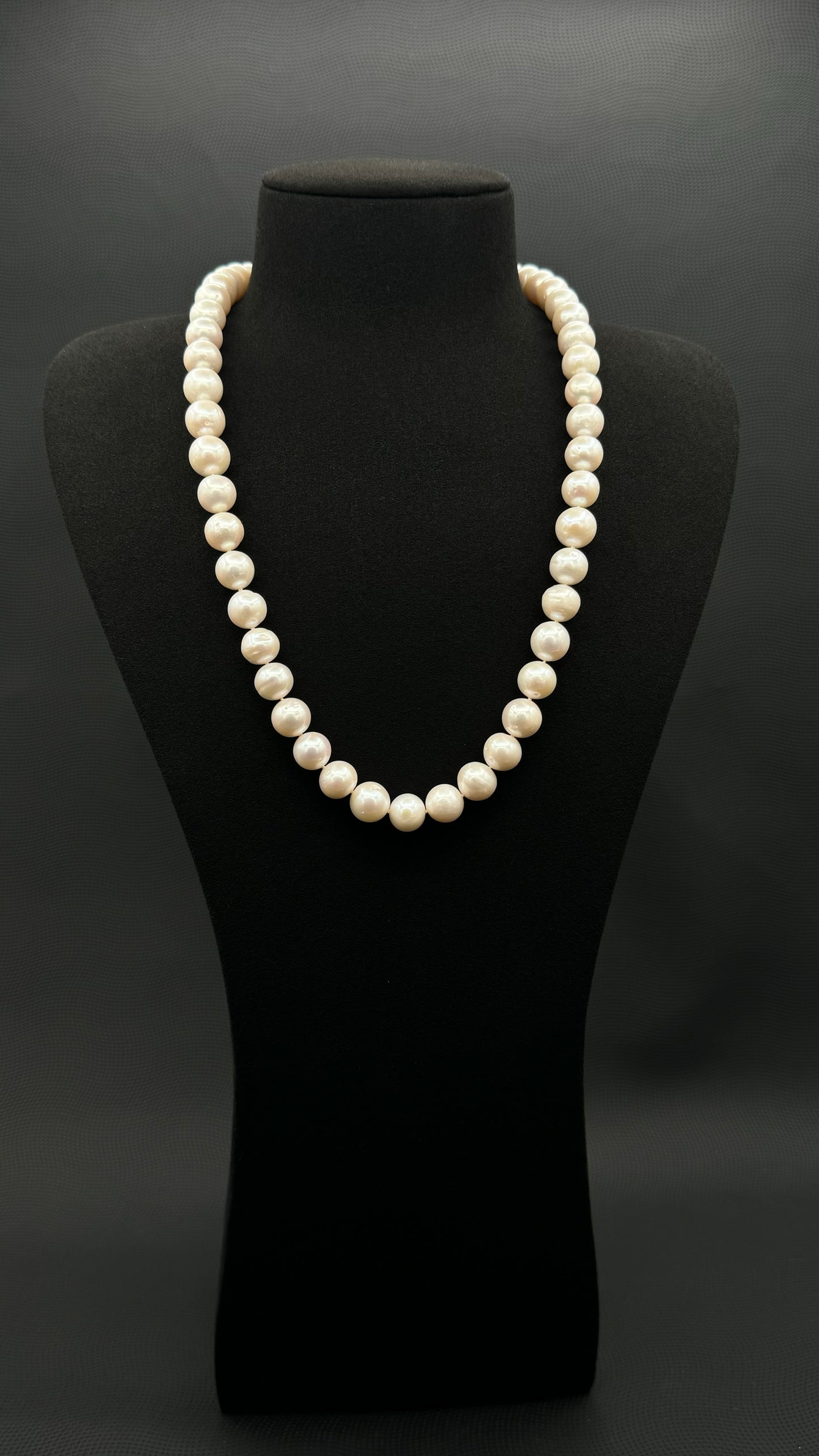 21.5" South Sea White Pearl Necklace | A Fair Grade | No Clasp