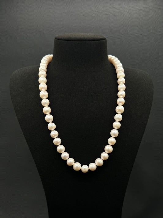 21.5" South Sea White Pearl Necklace | A Fair Grade | No Clasp