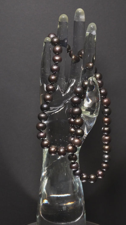 26" Tahitian Black Pearl Necklace | AAAAA Grade | *No Clasp [cnT064]