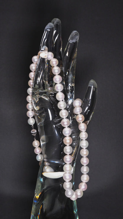 24" South Sea White Pearl Necklace | AAAAA Grade | 14K Clasp [cn006]